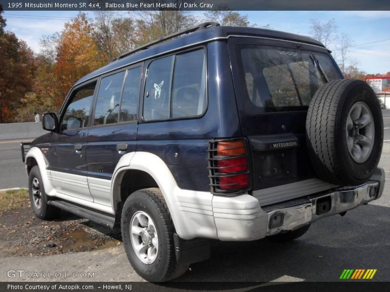 Balboa Blue Pearl Metallic / Dark Gray 1995 Mitsubishi Montero SR 4x4