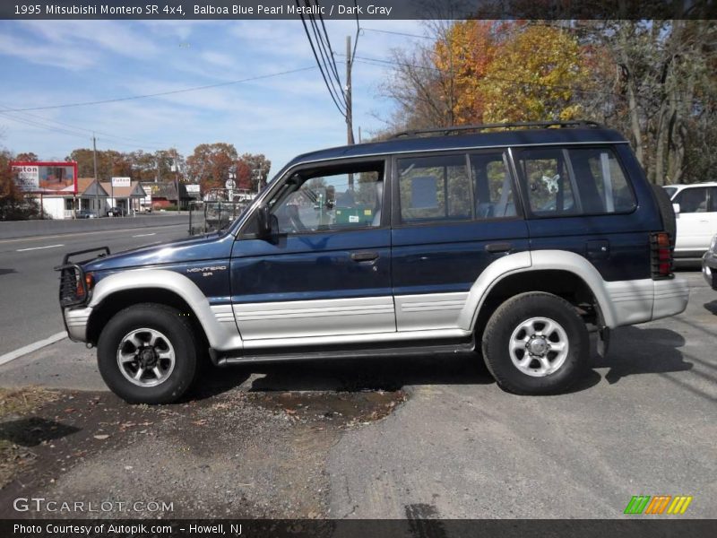 Balboa Blue Pearl Metallic / Dark Gray 1995 Mitsubishi Montero SR 4x4