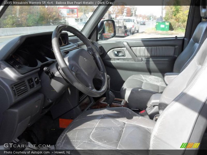 Balboa Blue Pearl Metallic / Dark Gray 1995 Mitsubishi Montero SR 4x4