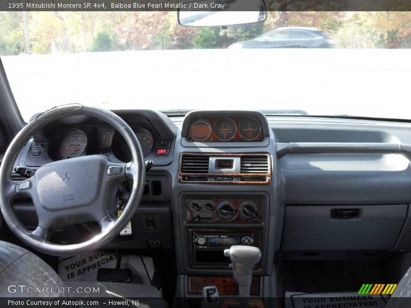 Balboa Blue Pearl Metallic / Dark Gray 1995 Mitsubishi Montero SR 4x4