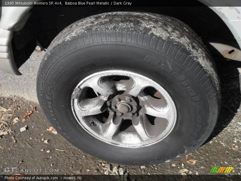Balboa Blue Pearl Metallic / Dark Gray 1995 Mitsubishi Montero SR 4x4