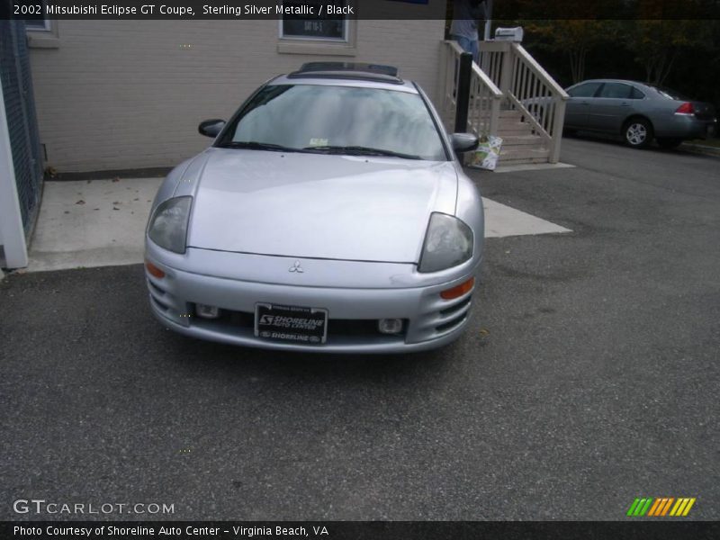 Sterling Silver Metallic / Black 2002 Mitsubishi Eclipse GT Coupe