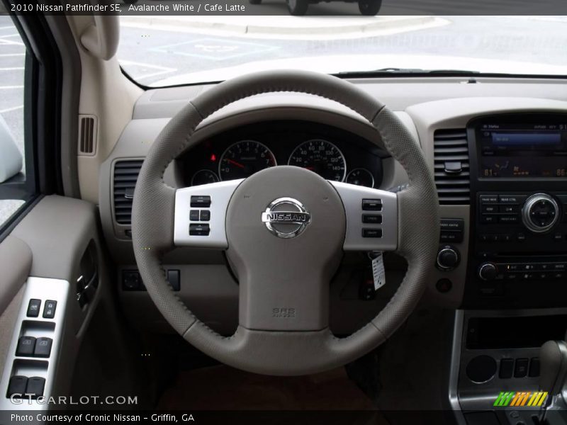 Avalanche White / Cafe Latte 2010 Nissan Pathfinder SE