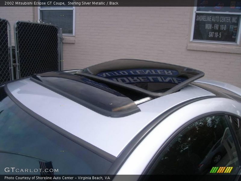 Sterling Silver Metallic / Black 2002 Mitsubishi Eclipse GT Coupe
