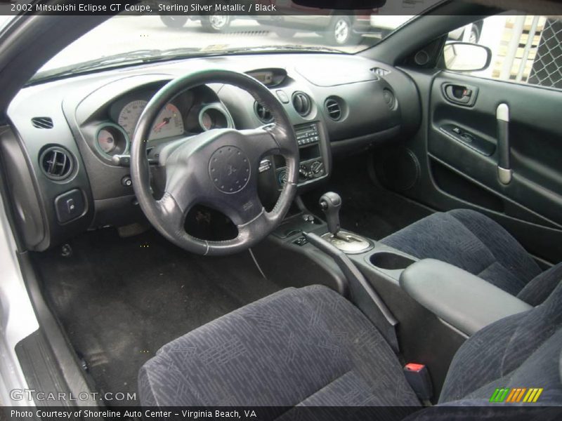 Sterling Silver Metallic / Black 2002 Mitsubishi Eclipse GT Coupe