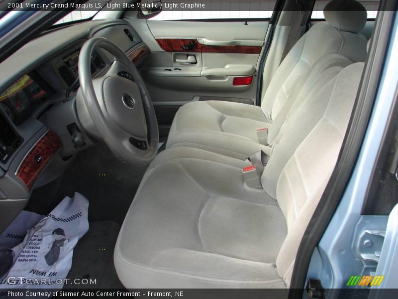 Light Blue Metallic / Light Graphite 2001 Mercury Grand Marquis LS