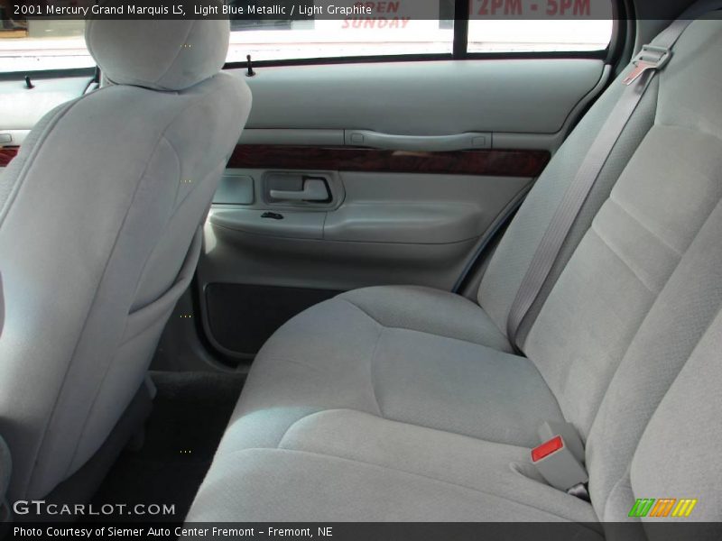 Light Blue Metallic / Light Graphite 2001 Mercury Grand Marquis LS