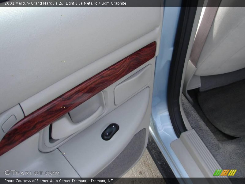 Light Blue Metallic / Light Graphite 2001 Mercury Grand Marquis LS