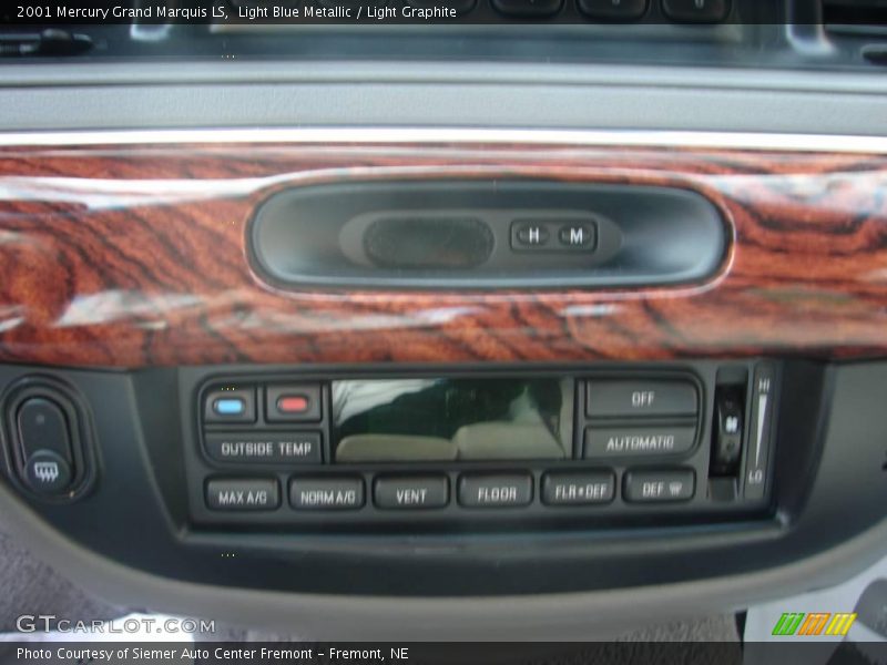 Light Blue Metallic / Light Graphite 2001 Mercury Grand Marquis LS