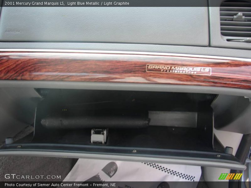Light Blue Metallic / Light Graphite 2001 Mercury Grand Marquis LS