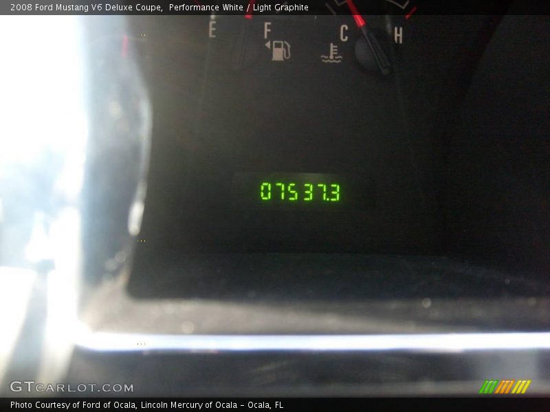 Performance White / Light Graphite 2008 Ford Mustang V6 Deluxe Coupe