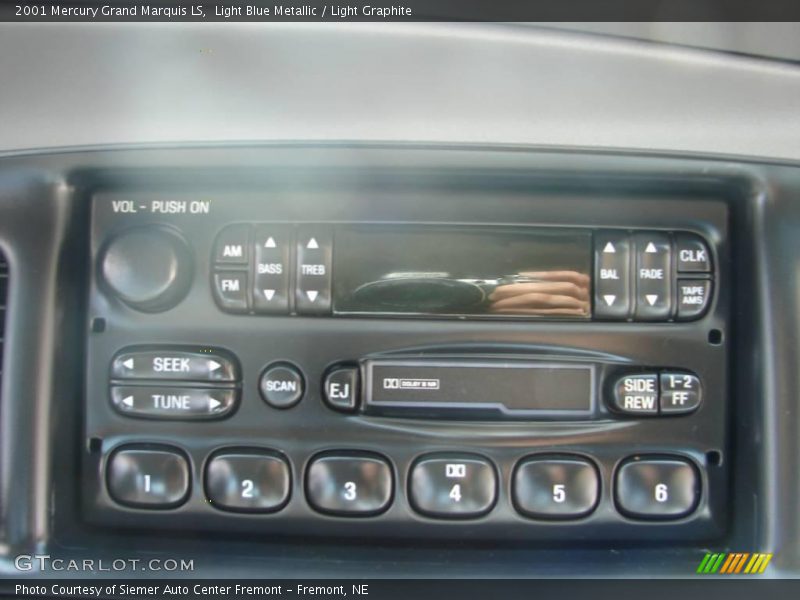 Light Blue Metallic / Light Graphite 2001 Mercury Grand Marquis LS
