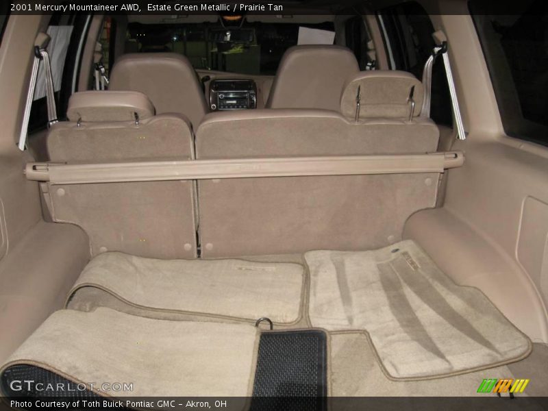 Estate Green Metallic / Prairie Tan 2001 Mercury Mountaineer AWD