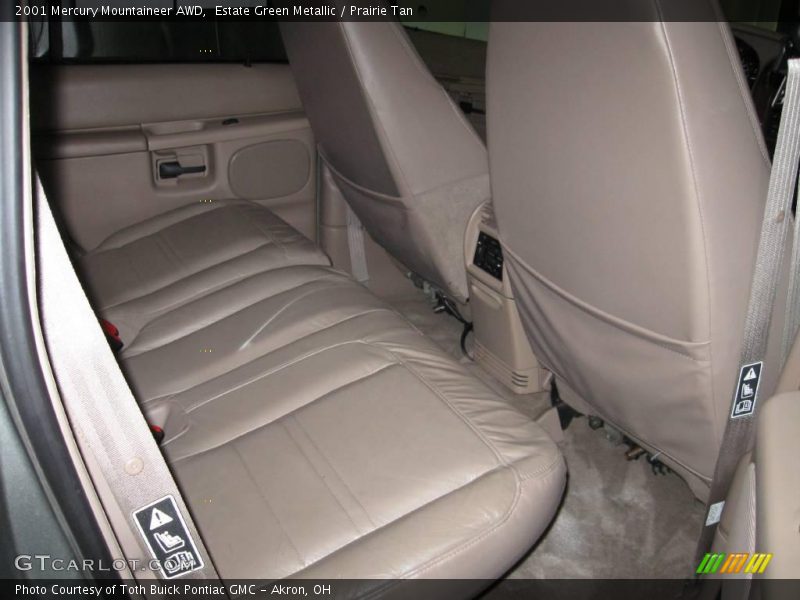 Estate Green Metallic / Prairie Tan 2001 Mercury Mountaineer AWD