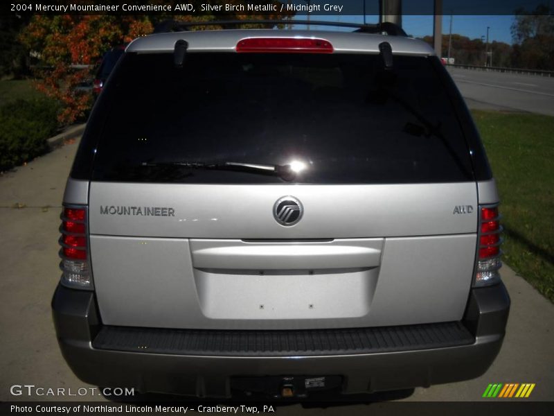 Silver Birch Metallic / Midnight Grey 2004 Mercury Mountaineer Convenience AWD