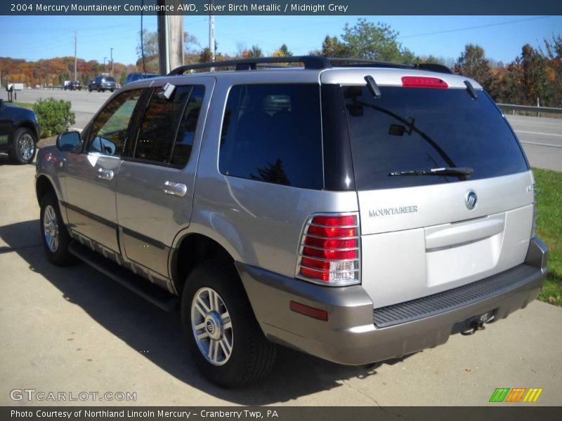 Silver Birch Metallic / Midnight Grey 2004 Mercury Mountaineer Convenience AWD