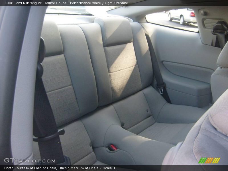 Performance White / Light Graphite 2008 Ford Mustang V6 Deluxe Coupe