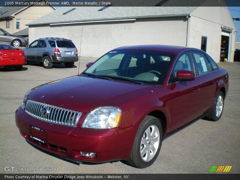 Merlot Metallic / Shale 2005 Mercury Montego Premier AWD