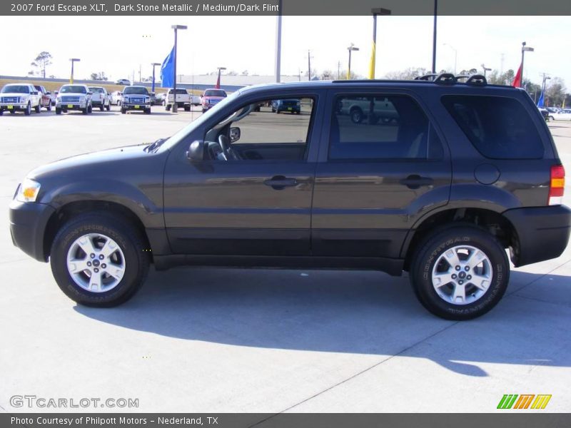 Dark Stone Metallic / Medium/Dark Flint 2007 Ford Escape XLT