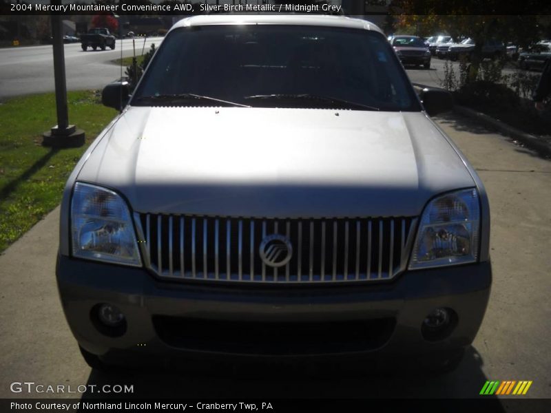 Silver Birch Metallic / Midnight Grey 2004 Mercury Mountaineer Convenience AWD