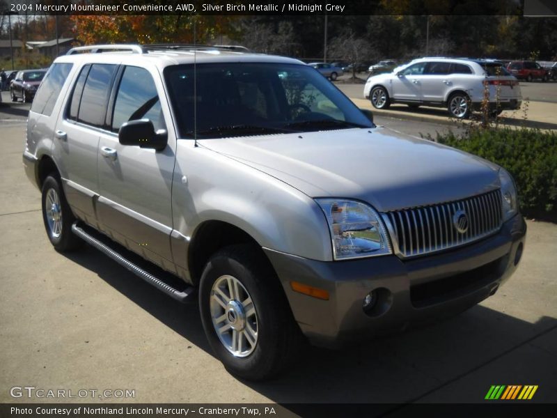 Silver Birch Metallic / Midnight Grey 2004 Mercury Mountaineer Convenience AWD