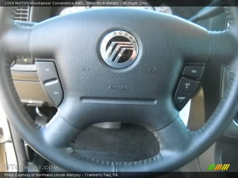 Silver Birch Metallic / Midnight Grey 2004 Mercury Mountaineer Convenience AWD