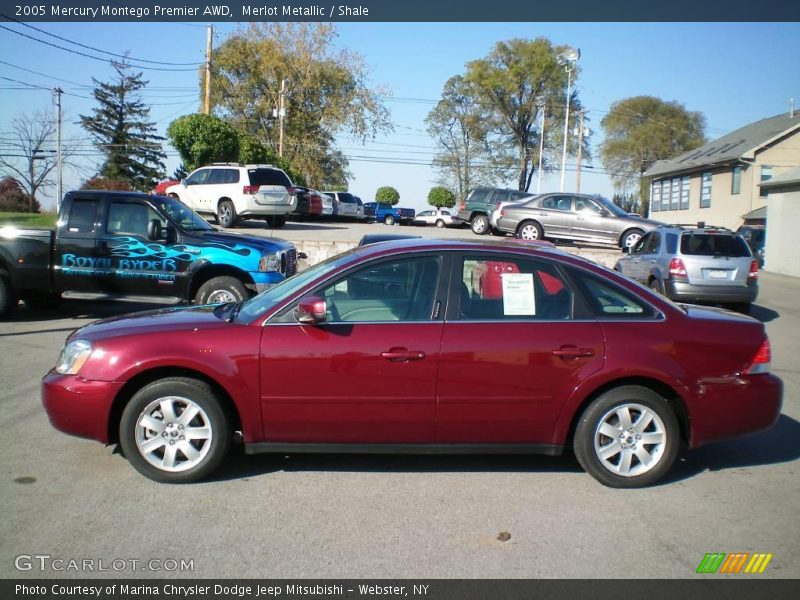 Merlot Metallic / Shale 2005 Mercury Montego Premier AWD