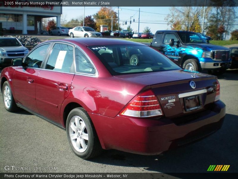 Merlot Metallic / Shale 2005 Mercury Montego Premier AWD
