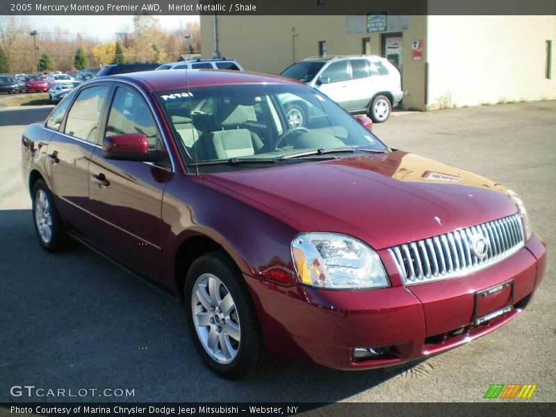 Merlot Metallic / Shale 2005 Mercury Montego Premier AWD