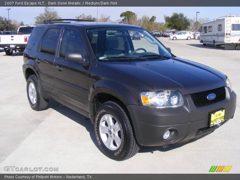 Dark Stone Metallic / Medium/Dark Flint 2007 Ford Escape XLT
