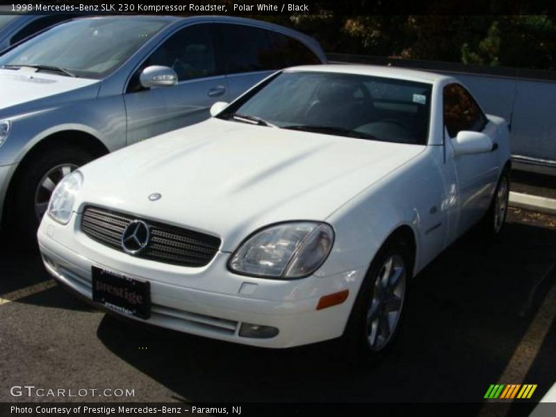 Polar White / Black 1998 Mercedes-Benz SLK 230 Kompressor Roadster