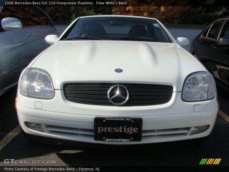 Polar White / Black 1998 Mercedes-Benz SLK 230 Kompressor Roadster