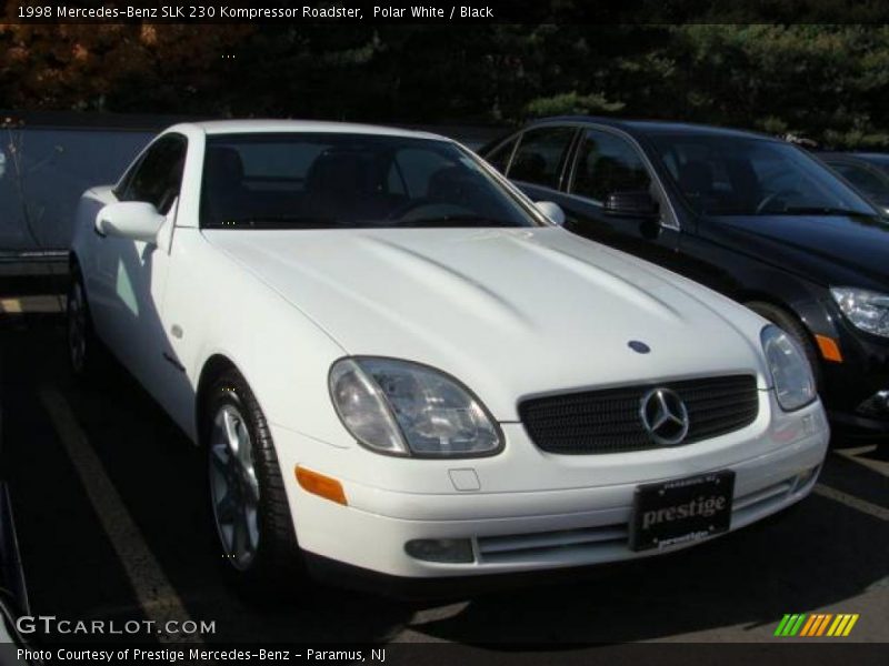 Polar White / Black 1998 Mercedes-Benz SLK 230 Kompressor Roadster