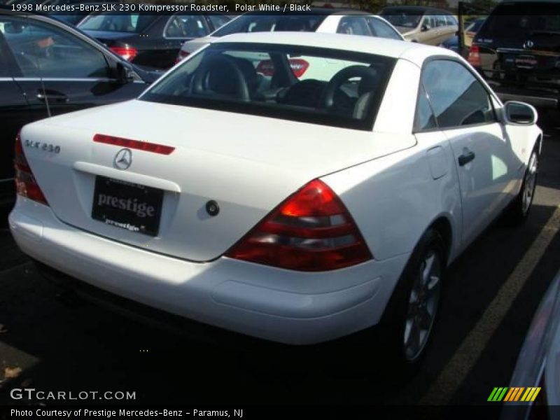 Polar White / Black 1998 Mercedes-Benz SLK 230 Kompressor Roadster