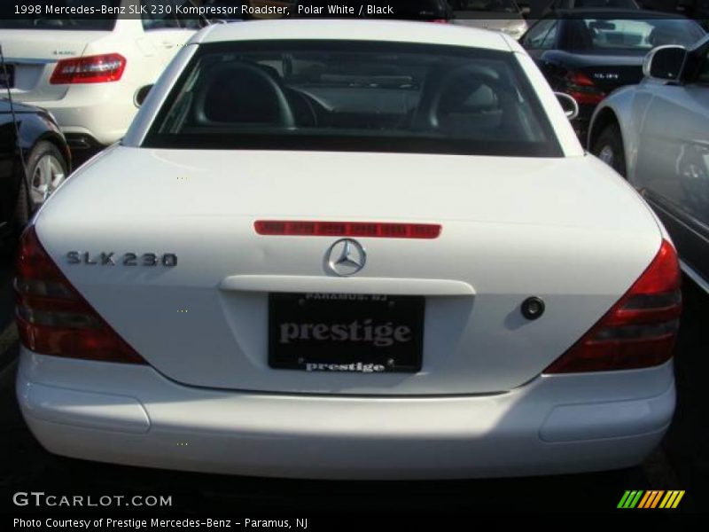 Polar White / Black 1998 Mercedes-Benz SLK 230 Kompressor Roadster
