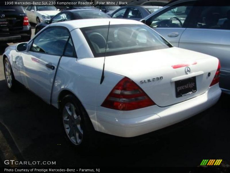 Polar White / Black 1998 Mercedes-Benz SLK 230 Kompressor Roadster