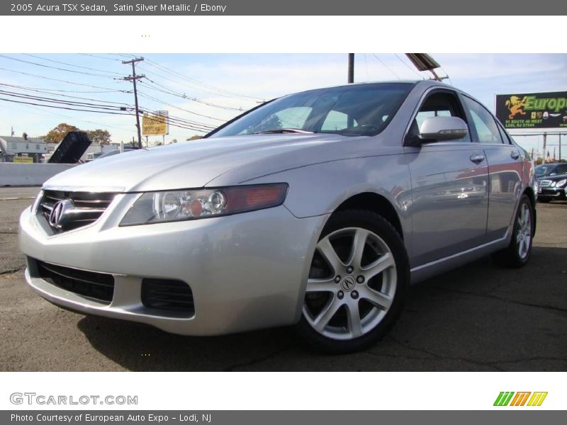 Satin Silver Metallic / Ebony 2005 Acura TSX Sedan