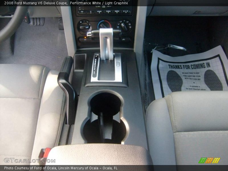 Performance White / Light Graphite 2008 Ford Mustang V6 Deluxe Coupe