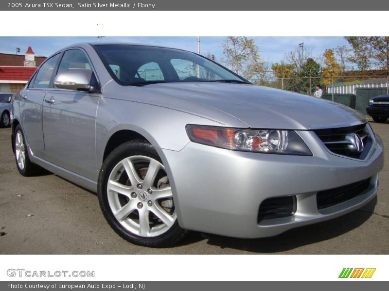 Satin Silver Metallic / Ebony 2005 Acura TSX Sedan