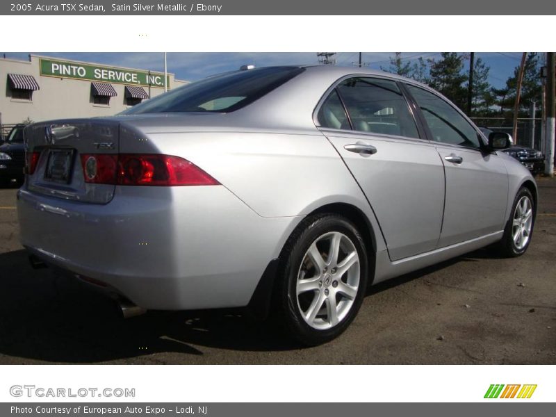 Satin Silver Metallic / Ebony 2005 Acura TSX Sedan