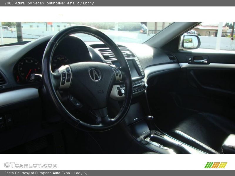 Satin Silver Metallic / Ebony 2005 Acura TSX Sedan