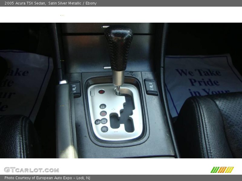 Satin Silver Metallic / Ebony 2005 Acura TSX Sedan