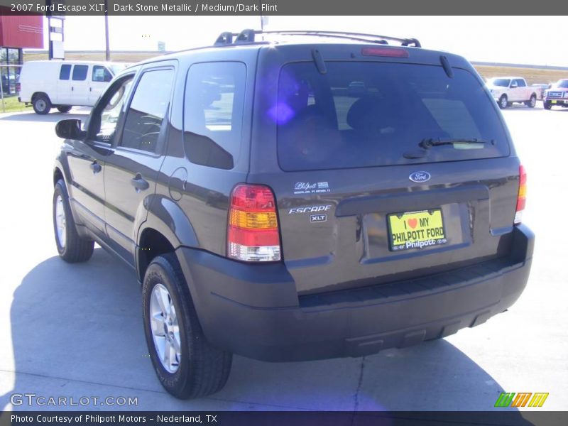 Dark Stone Metallic / Medium/Dark Flint 2007 Ford Escape XLT