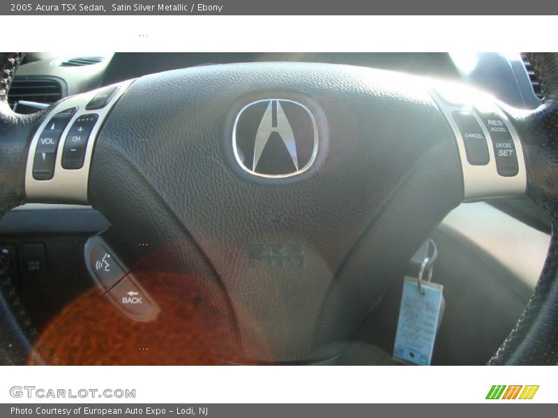 Satin Silver Metallic / Ebony 2005 Acura TSX Sedan