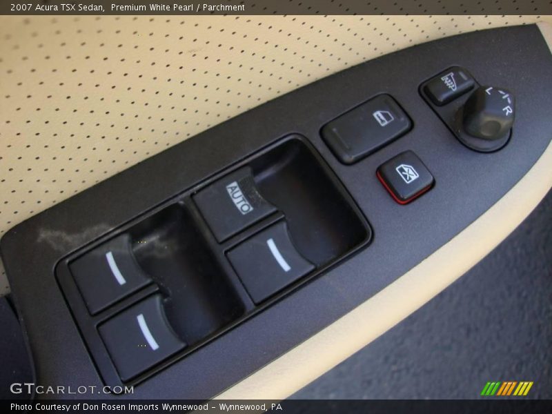 Premium White Pearl / Parchment 2007 Acura TSX Sedan
