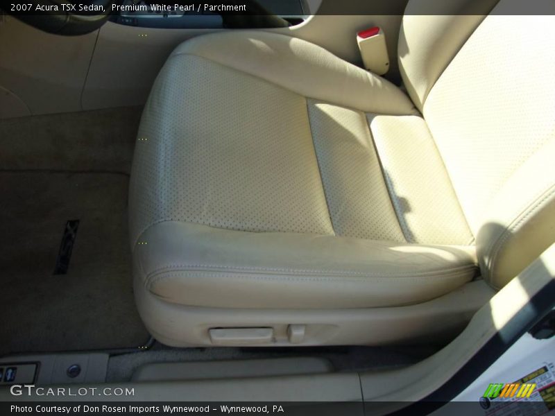 Premium White Pearl / Parchment 2007 Acura TSX Sedan