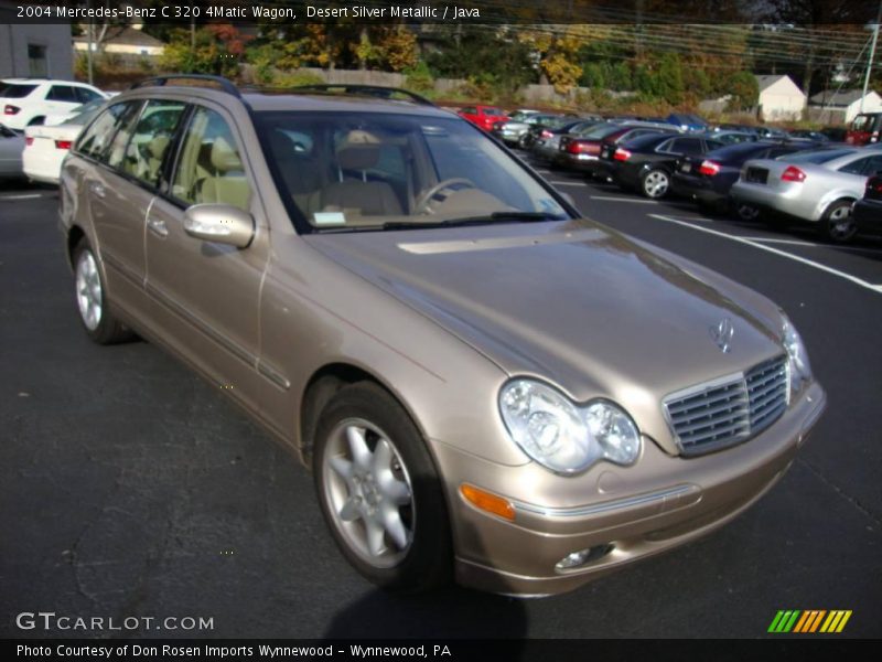 Desert Silver Metallic / Java 2004 Mercedes-Benz C 320 4Matic Wagon