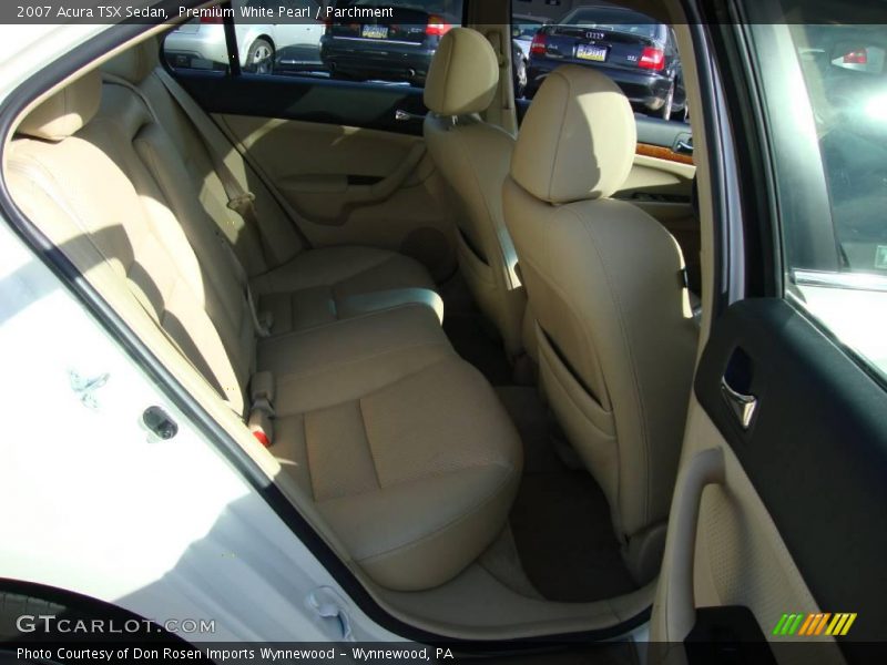 Premium White Pearl / Parchment 2007 Acura TSX Sedan