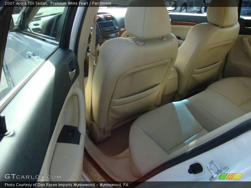 Premium White Pearl / Parchment 2007 Acura TSX Sedan