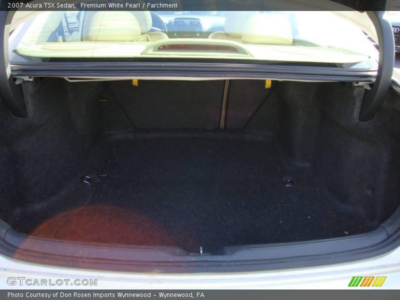 Premium White Pearl / Parchment 2007 Acura TSX Sedan